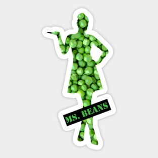 Ms. Beans Sticker